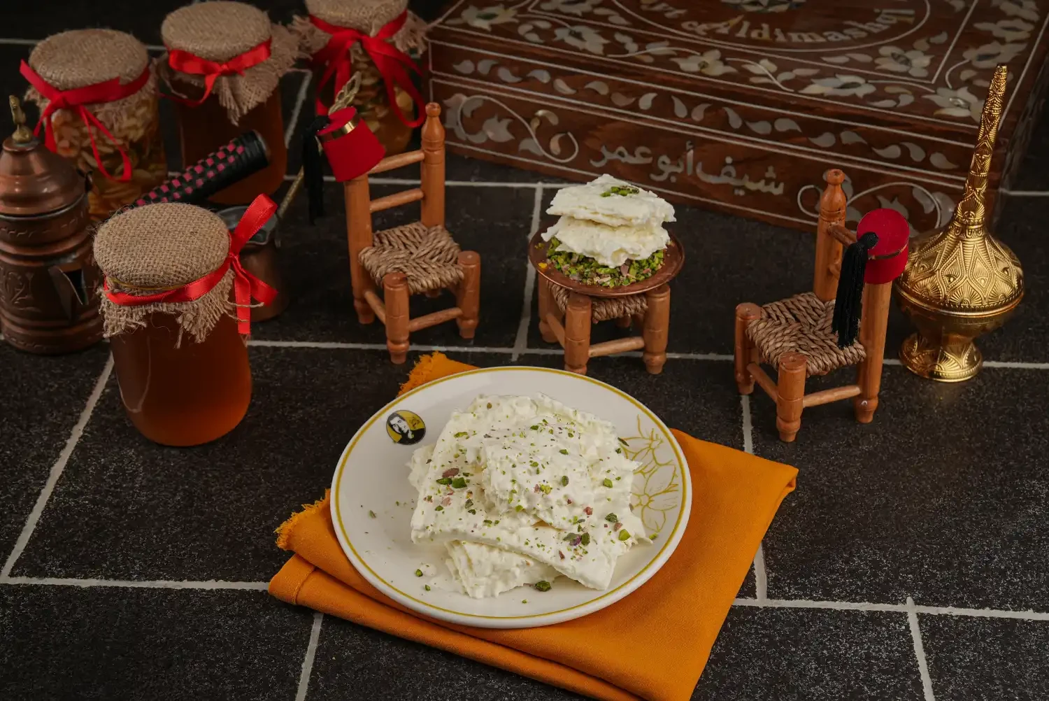 صحن قشطة