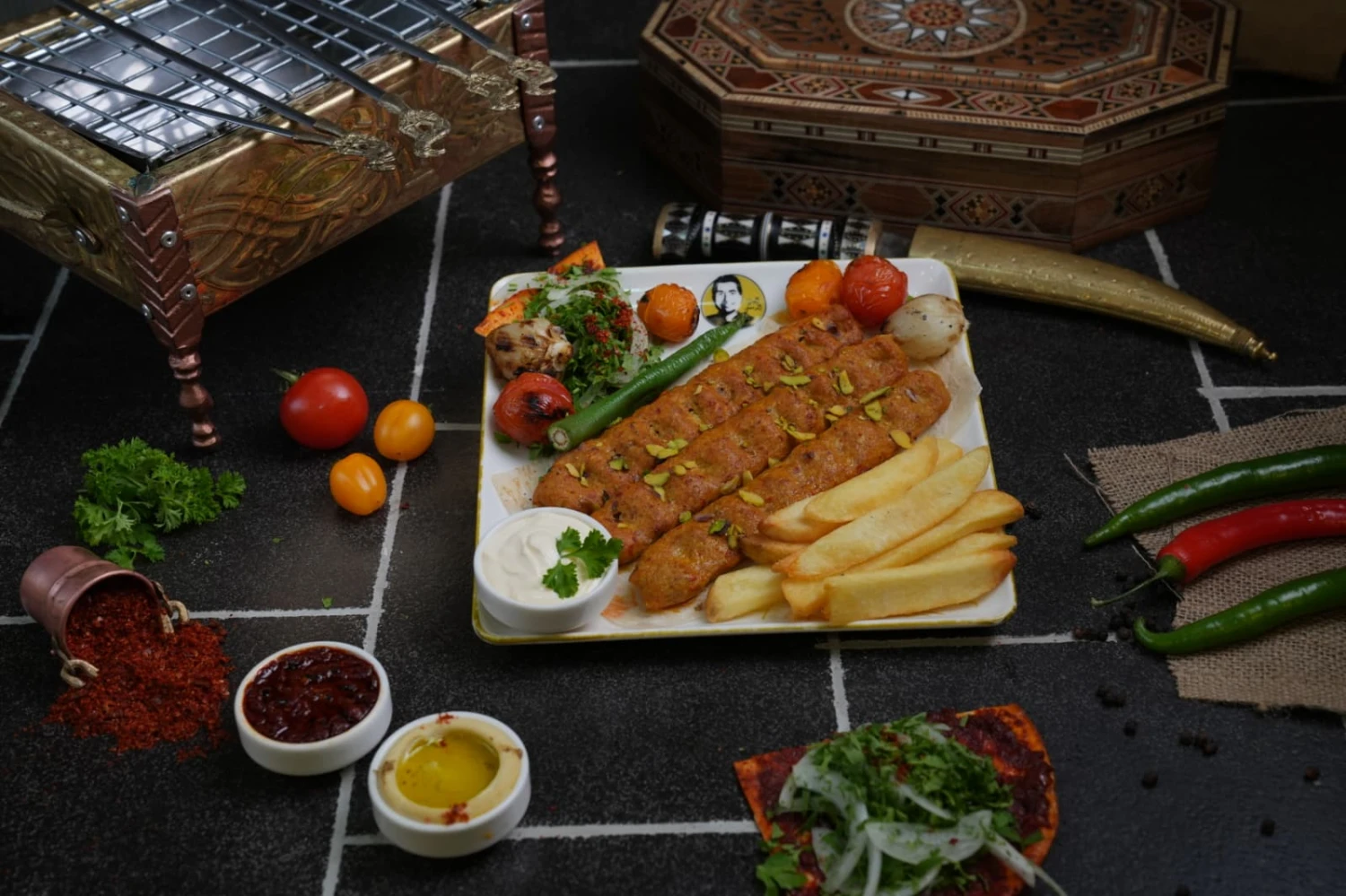 وجبة كباب دجاج