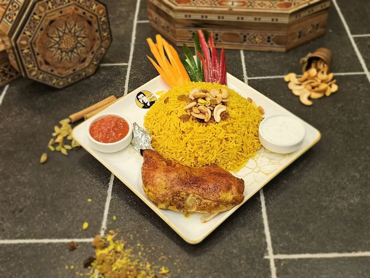 وجبة مندي دجاج